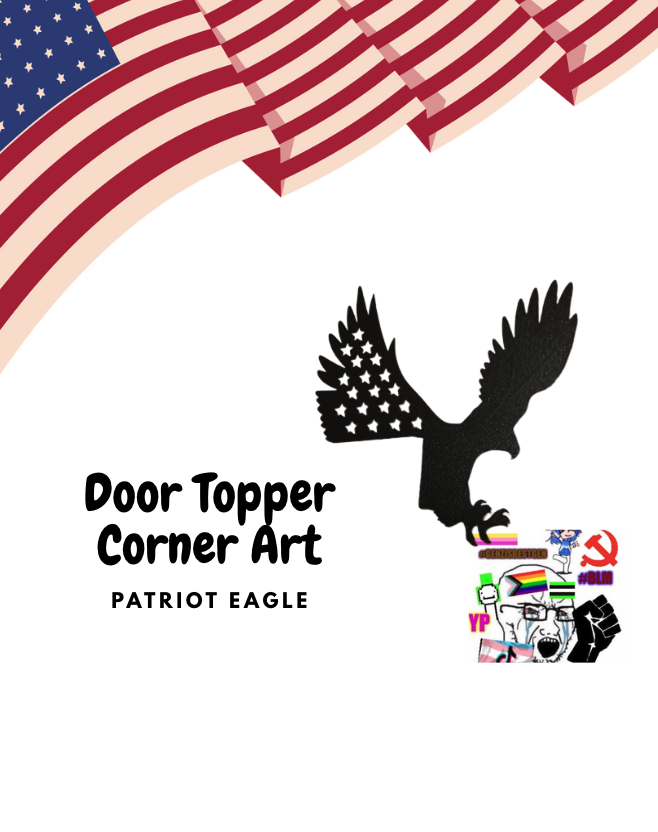 USA Patriot Eagle Door TopperAGLE - USA - Independence