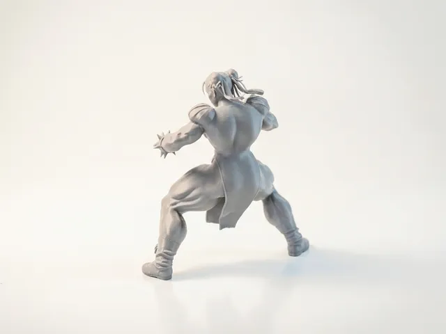 Buff Chun Li Figurine Gaming Character 3D Printable