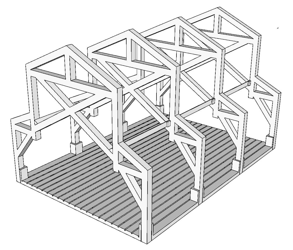 1:64 Glass Barn Diorama — thumbnail 4