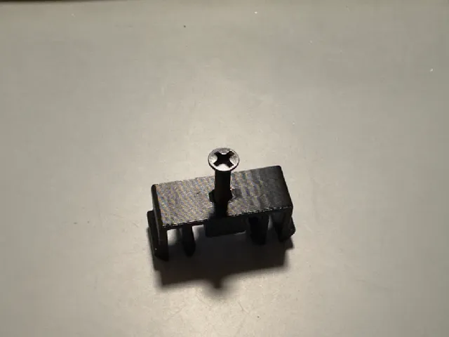 4040 Double-Slot Extrusion Clip-in Screw Anchor