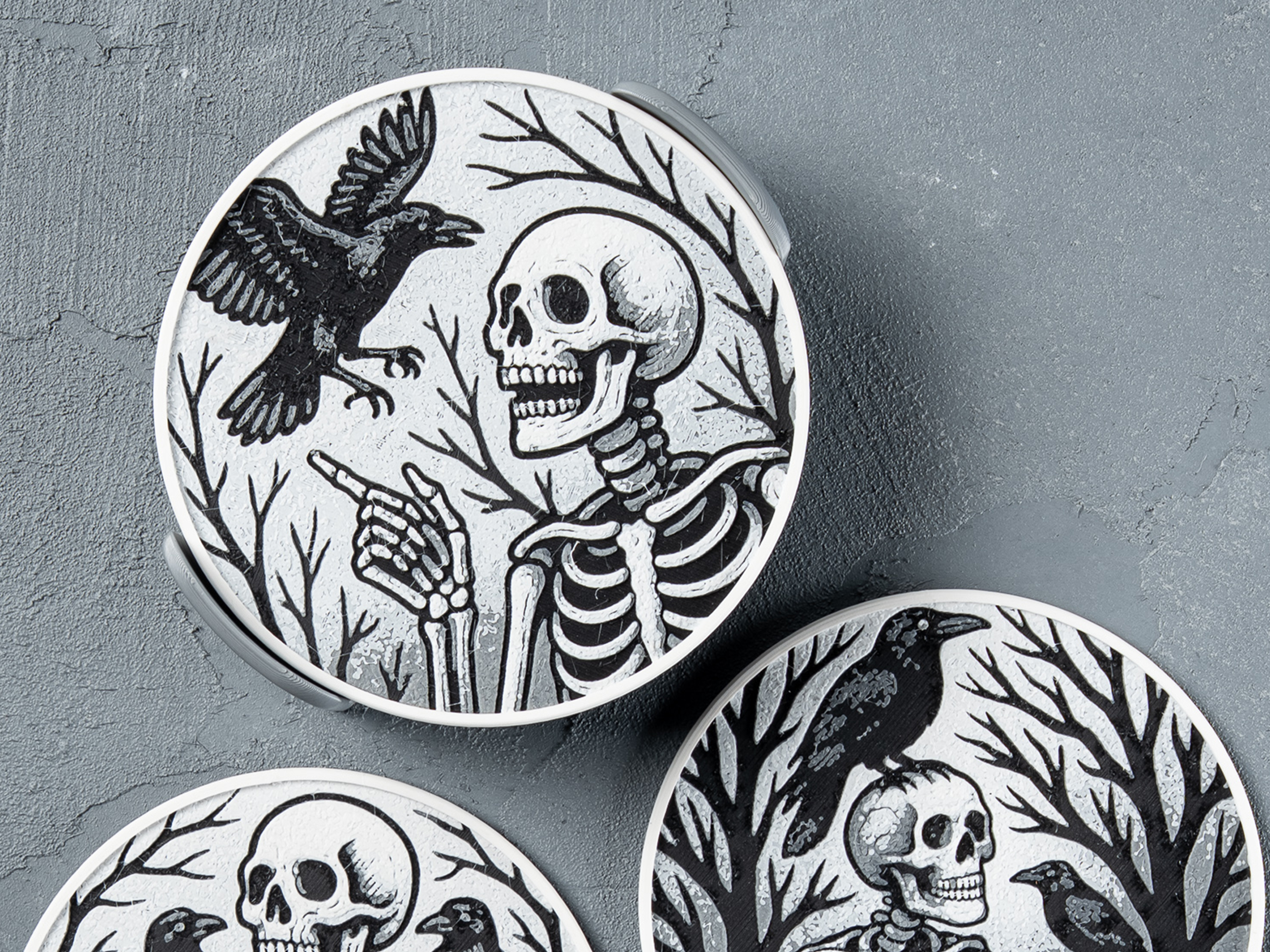 Raven Watcher Coasters