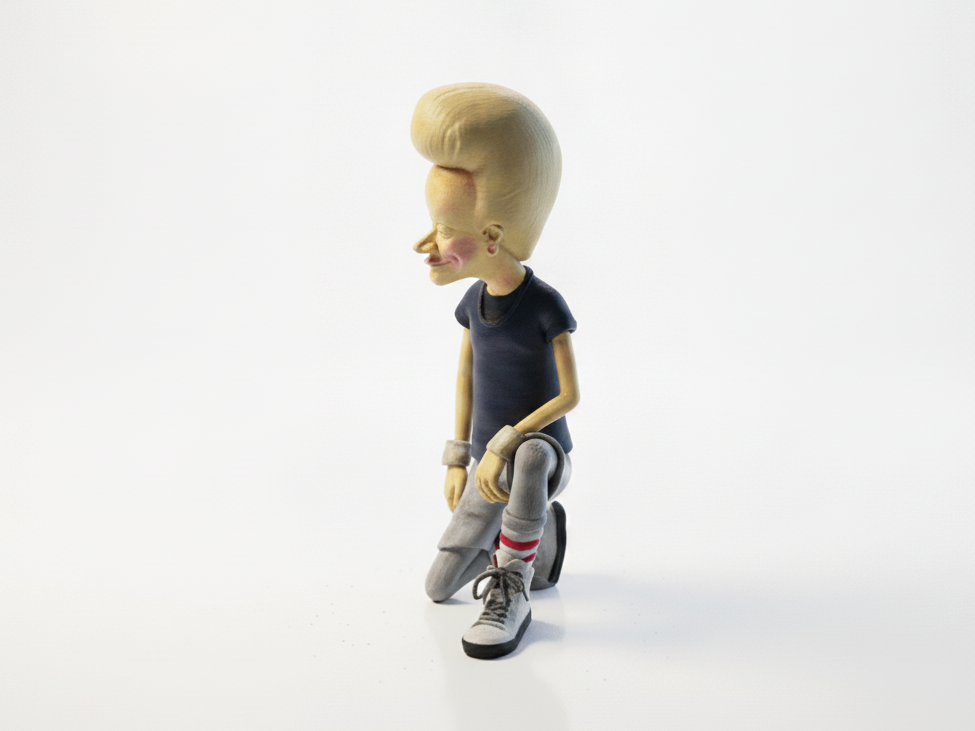 Beavis Figurine Cartoon Character 3D Printable