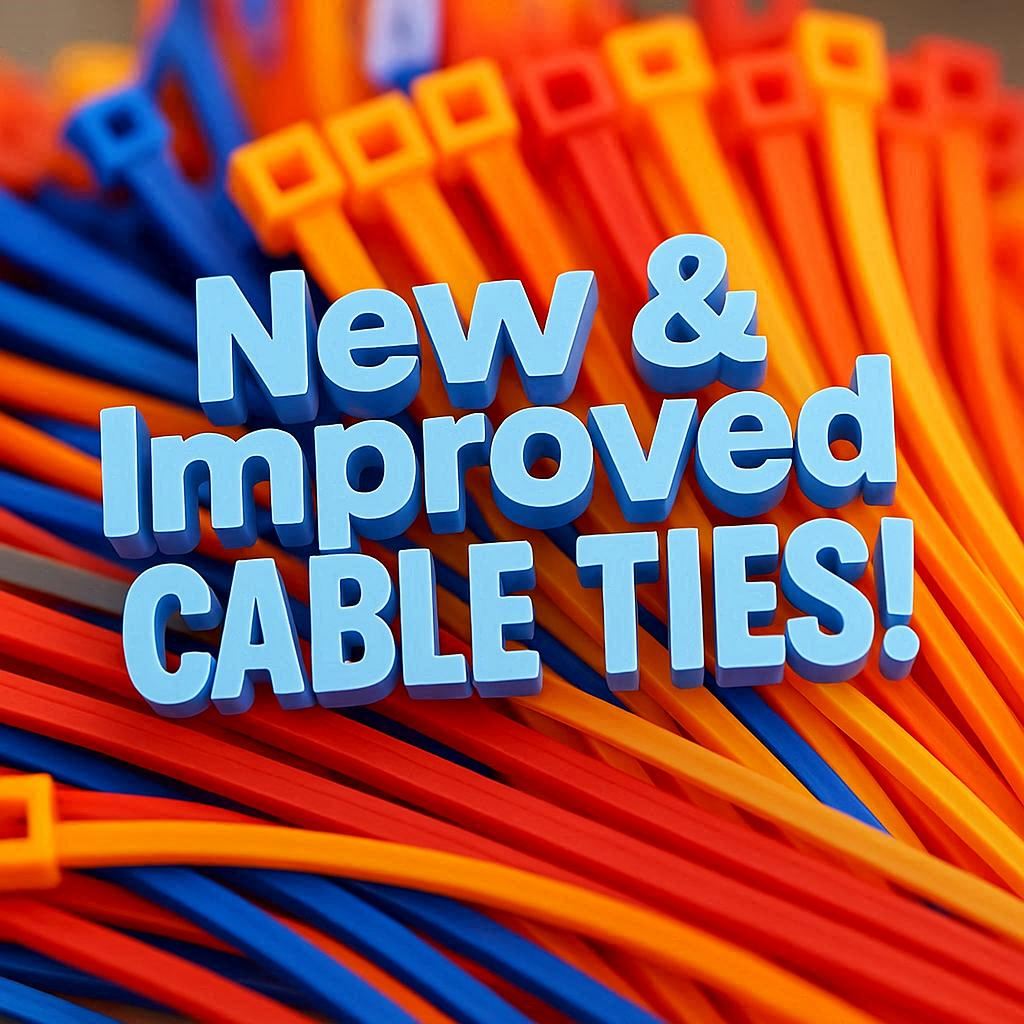IMPROVED Cable-ties/Zip-ties