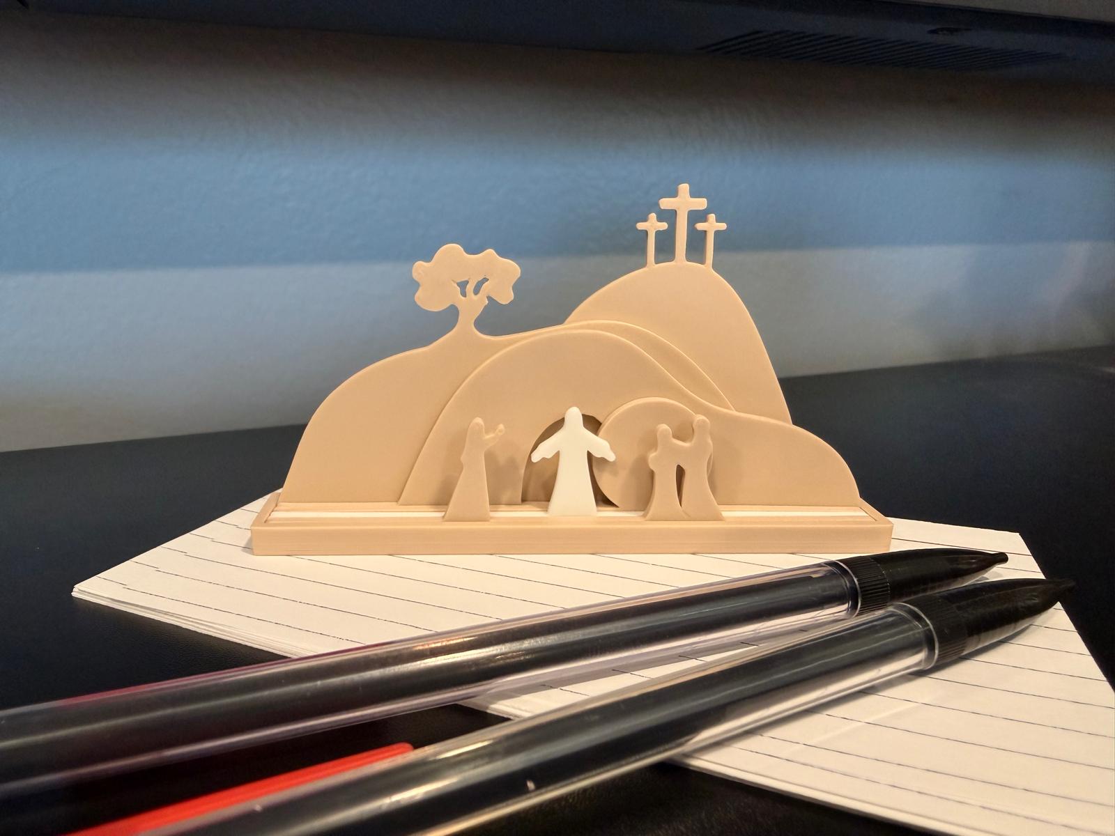 Stacked Easter Scene