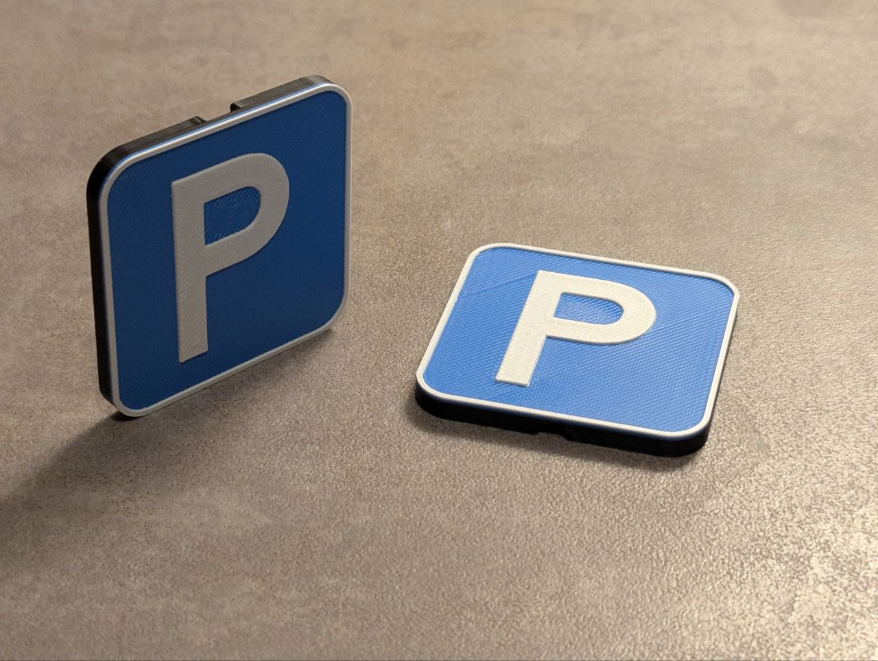 PARKING Sign – Modular Miniature Road Sign (6 Variants)