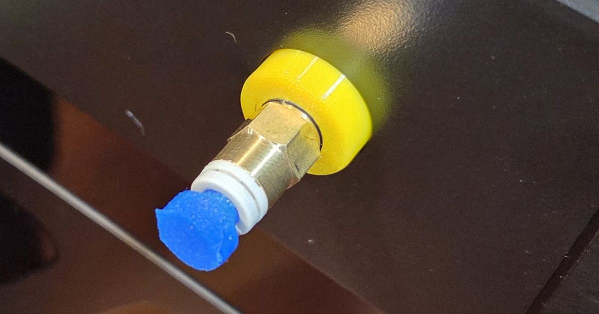 Sunlu S4 PTFE Tube Adapter by jeffjewison | Download free STL model | Printables.com - 3D model önizlemesi