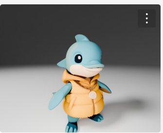 Rich Dolphin 3D model by MiniLab 3D