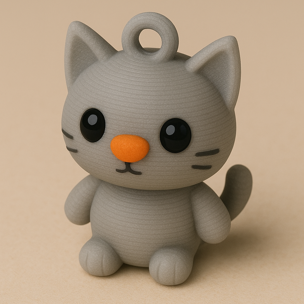 Cute Cat Keychain