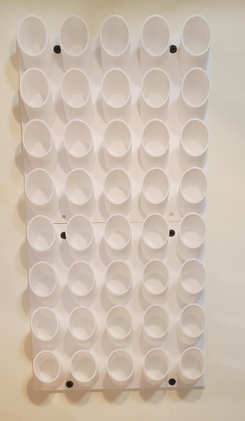 Small Paint Bottle Holder - Wall Mounted