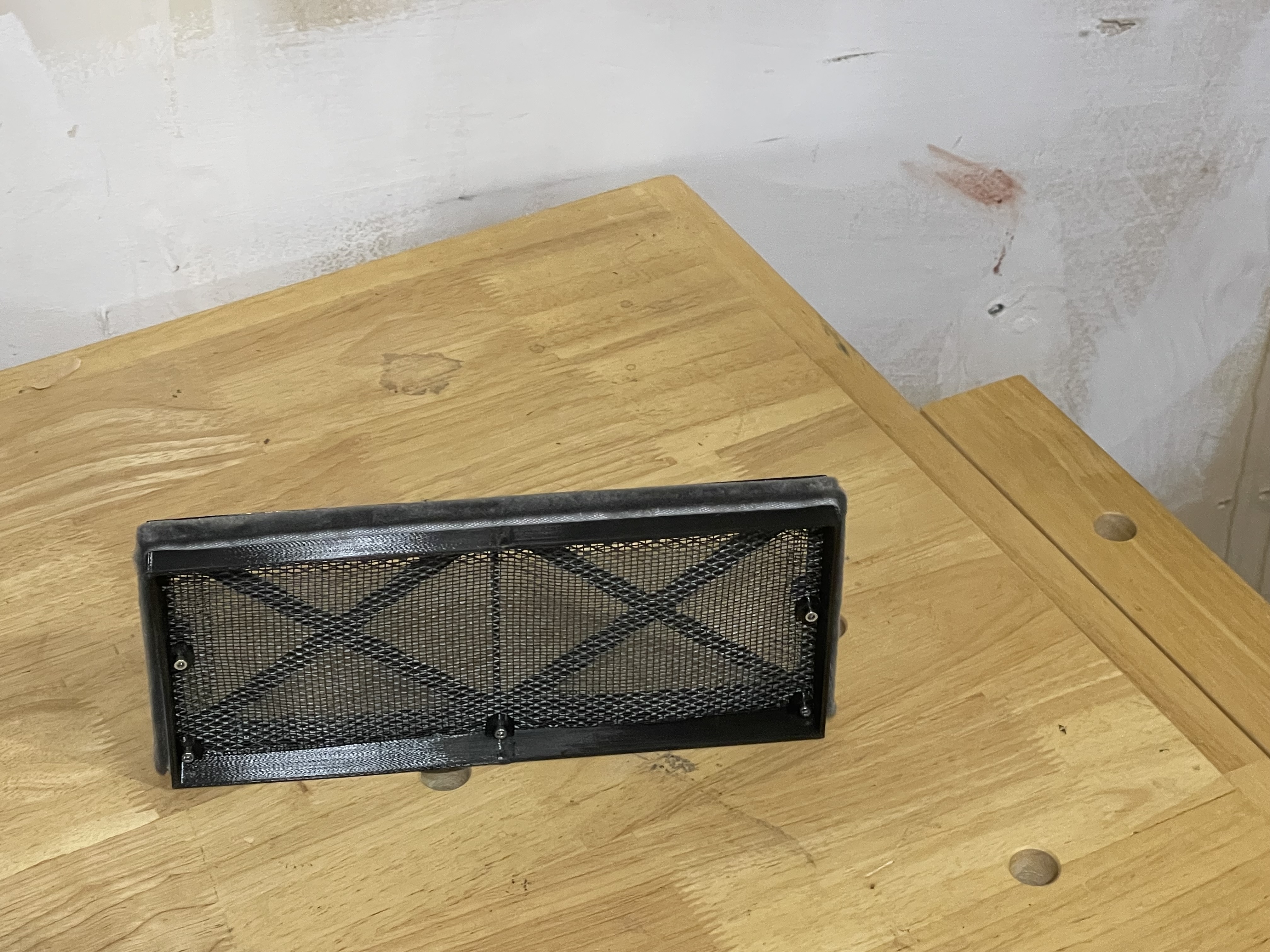 Reusable filter frame for 100CFM Panasonic Intelli-Balance ERVs