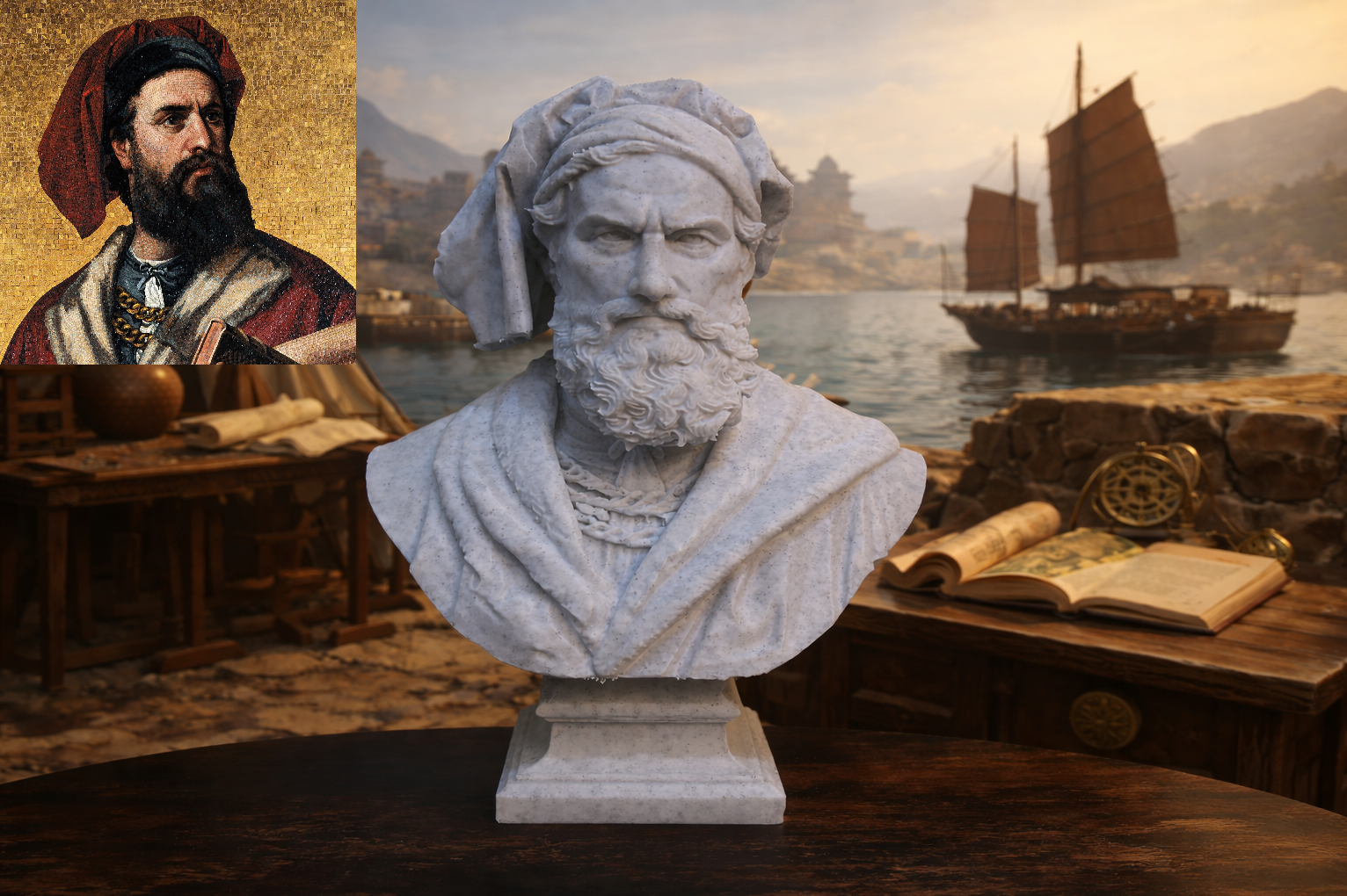 Marco Polo — Bust