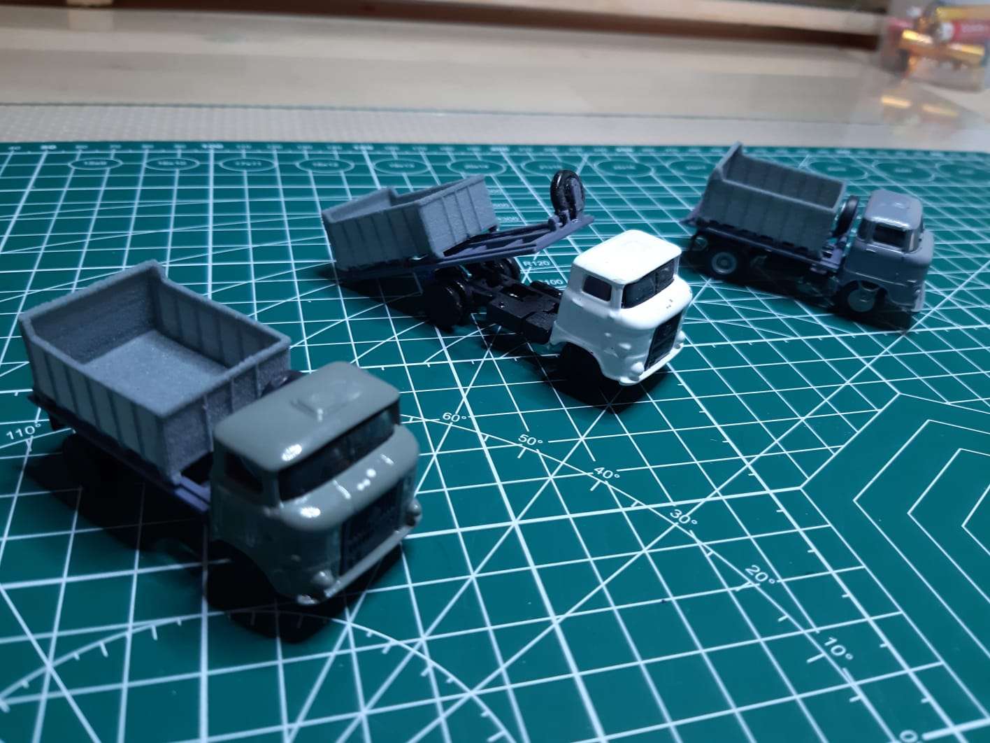 Modellbau W50 Abrollcontainer Aufsatz 1:87 H0