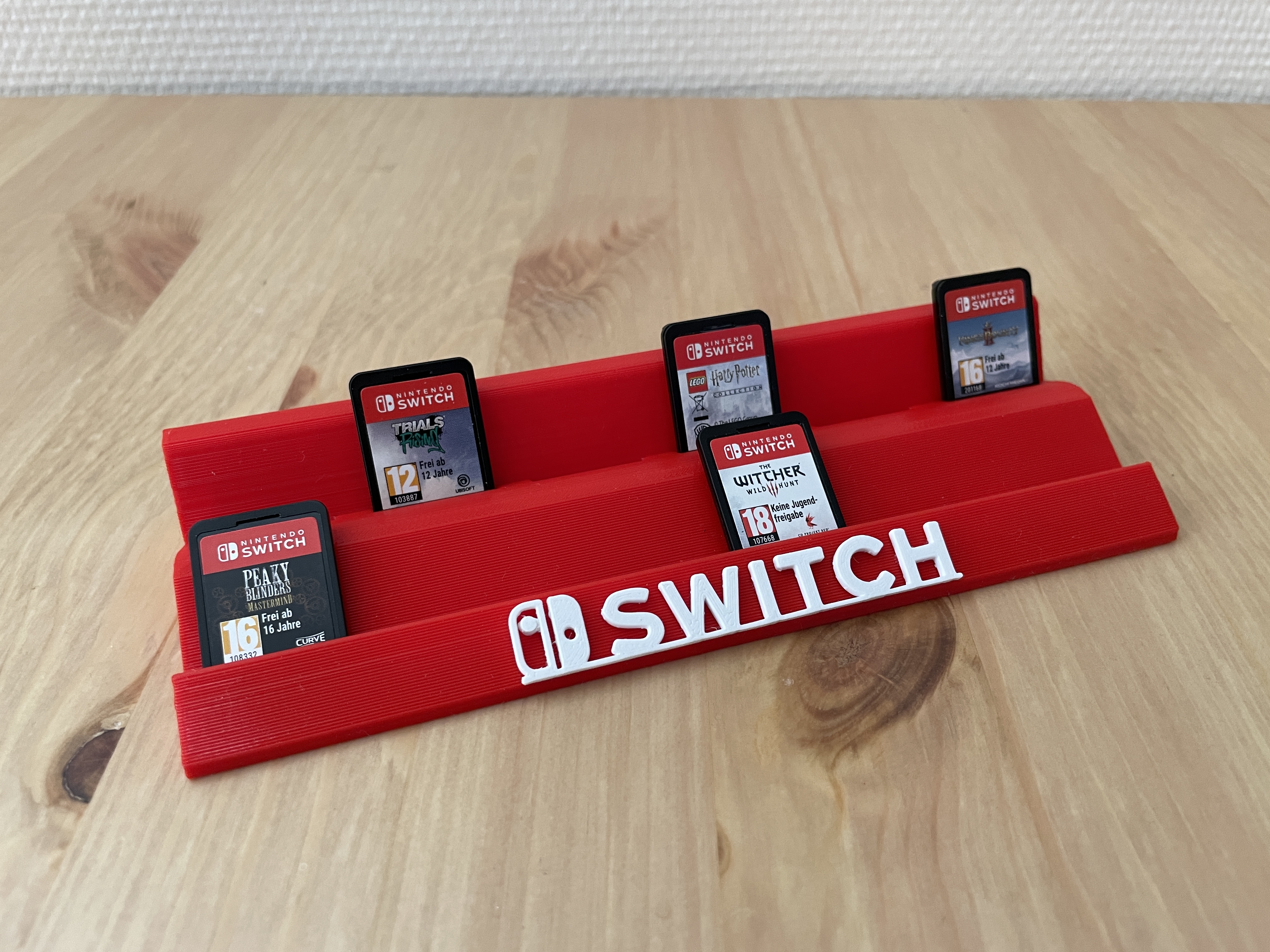 Stand for 12 cartridge game for Nintendo Switch