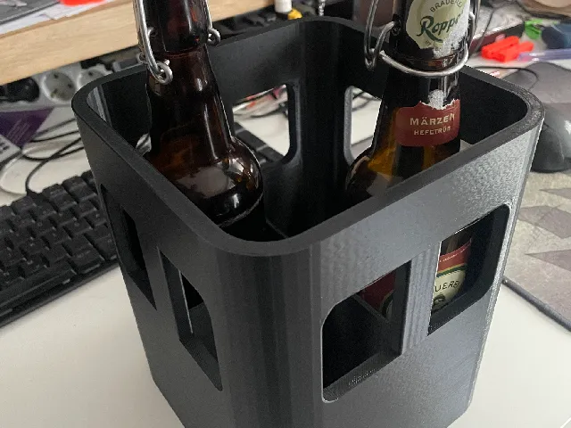 Beer Crate 4 Bottles - 4 Flaschen Bierkasten