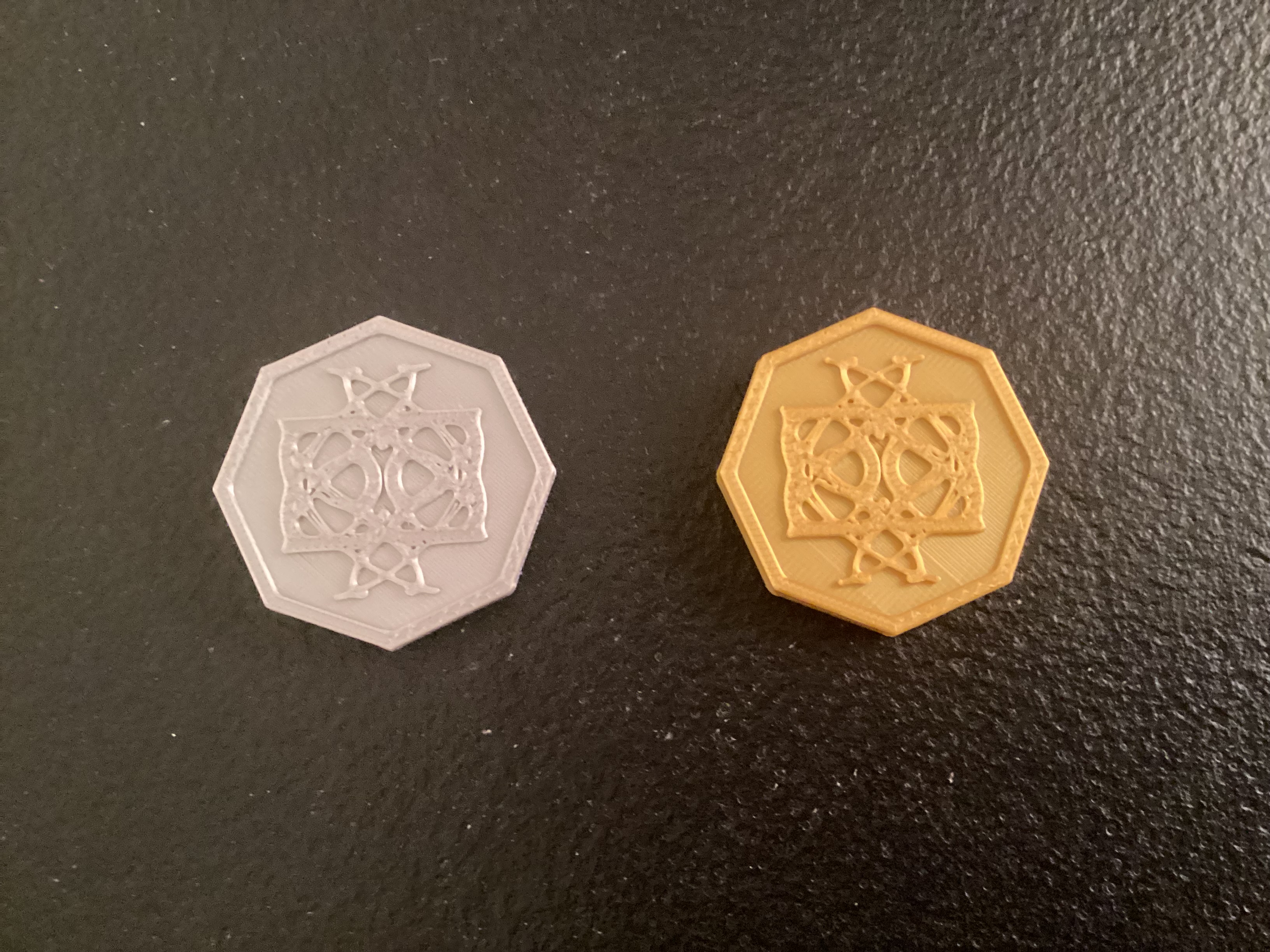 Silver and Gold Coin
