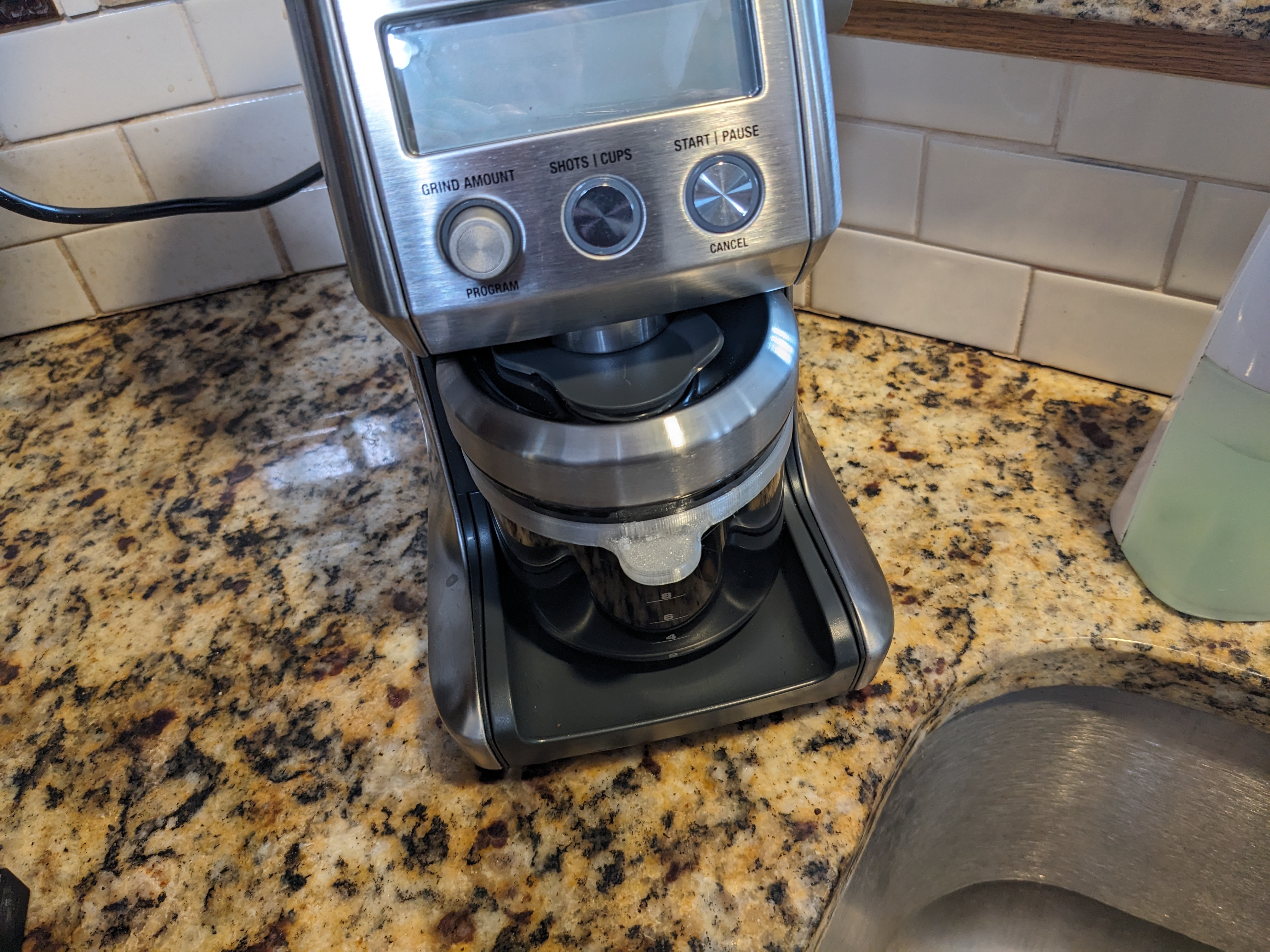 Breville Coffee Grinder Receptacle - Pull Tab
