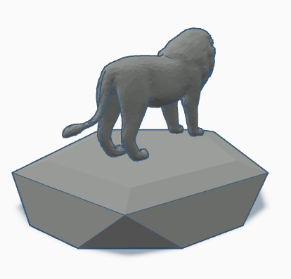 Lion statue — miniatura 4