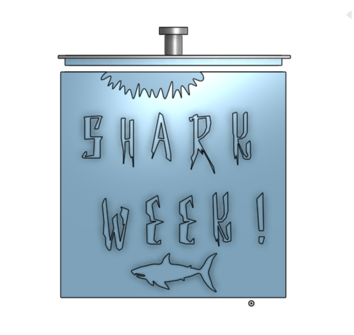 Period Stuff Box AKA Shark Week 3D model