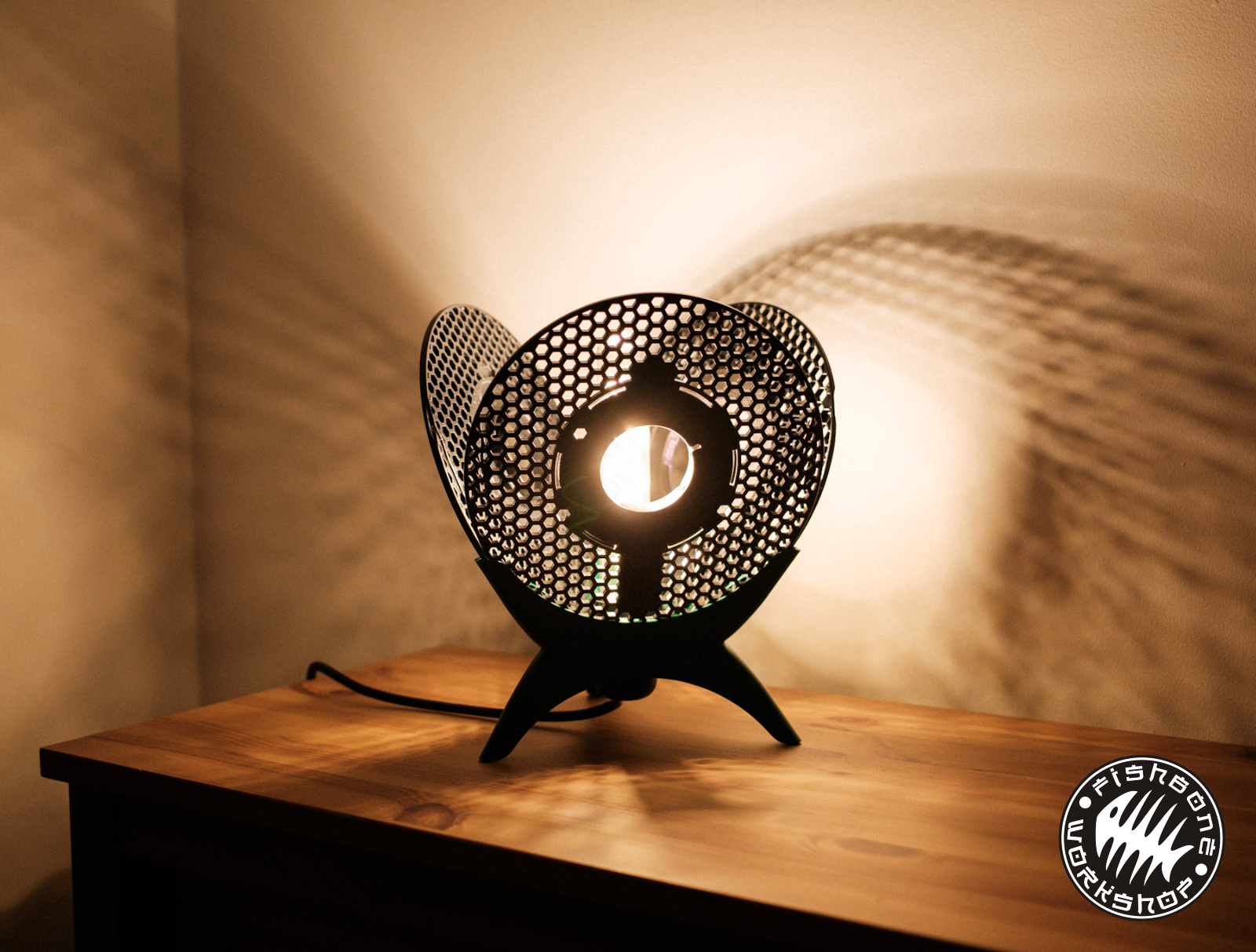 Astra Lumafloris - Lamp with upcycled Prusament spools