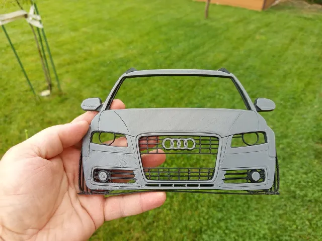 Audi A4 Avant B7 Wallart Front view