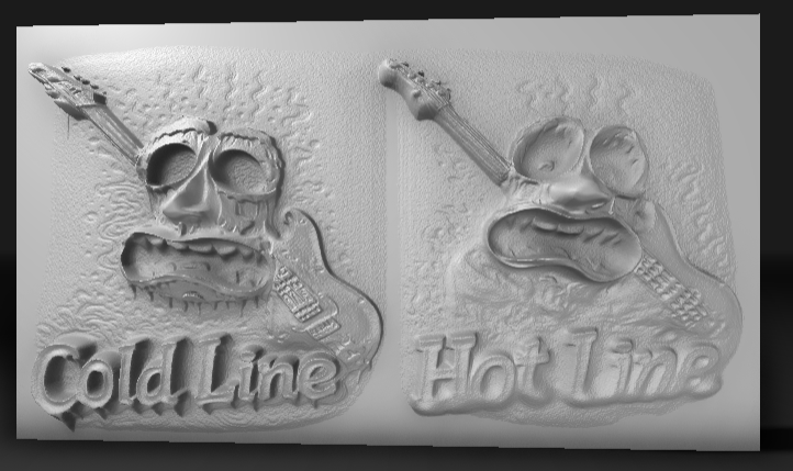 Cold and hot line