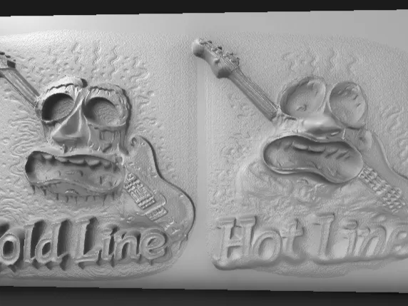 Cold and hot line