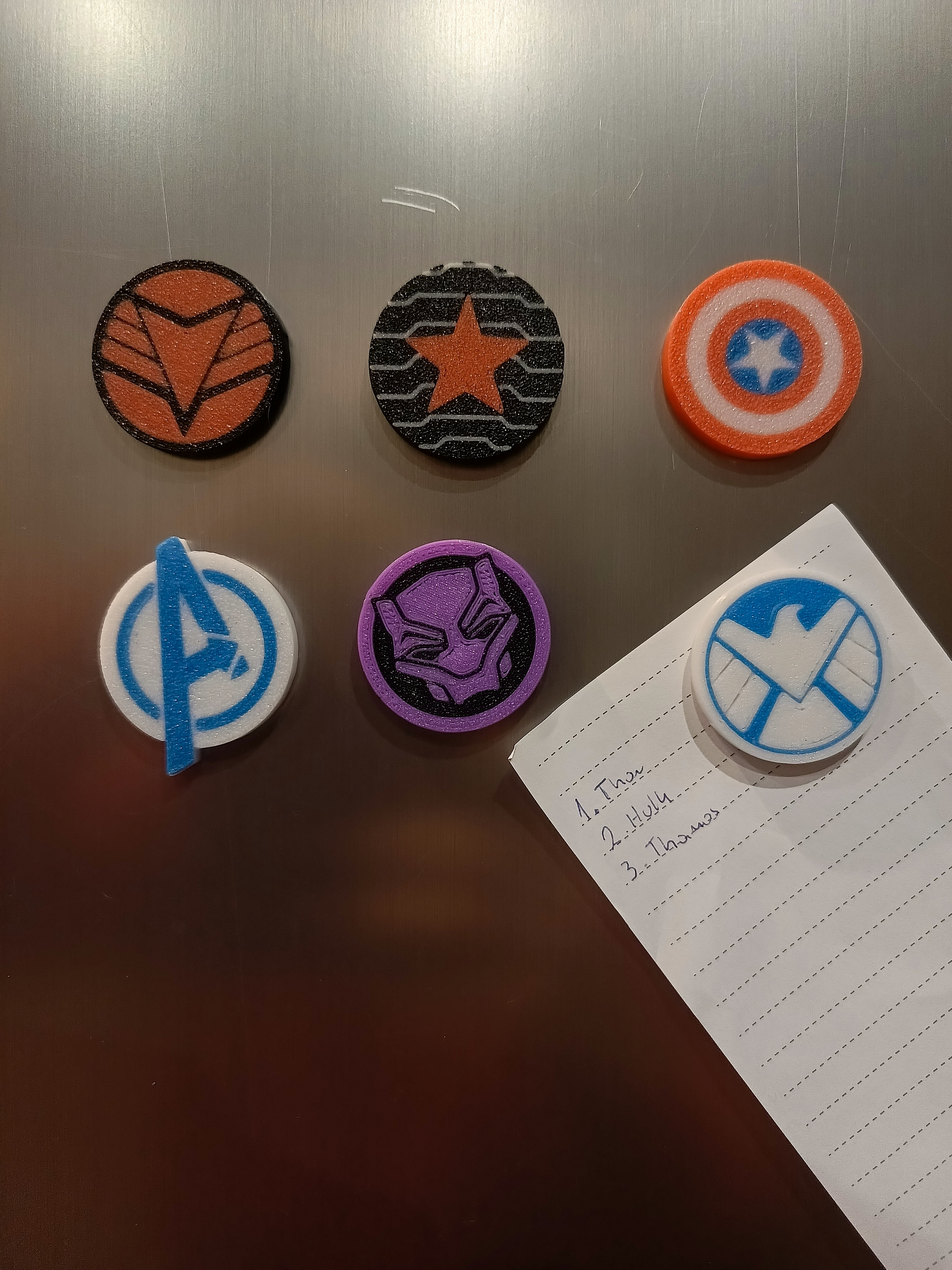 Marvel Power Alliance Magnets set