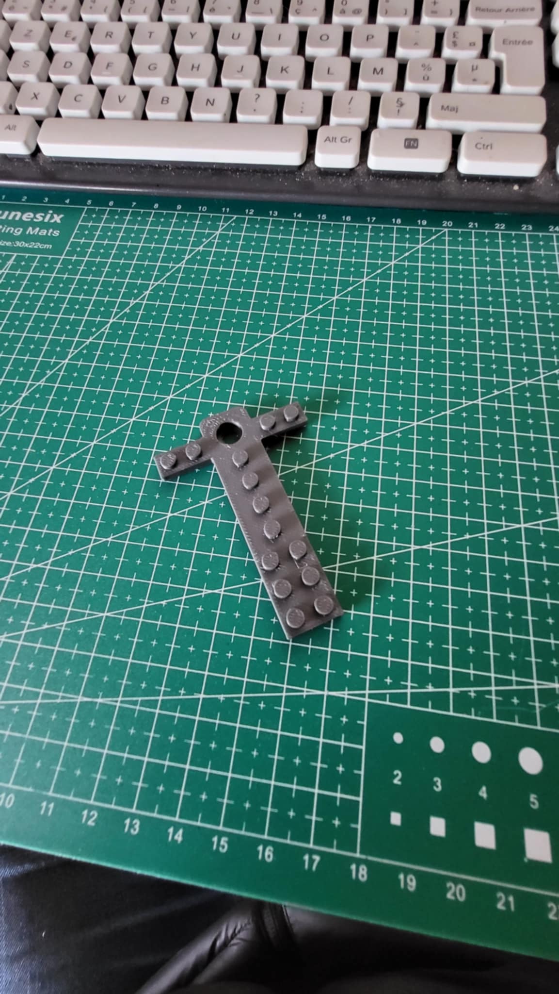 support lego murale