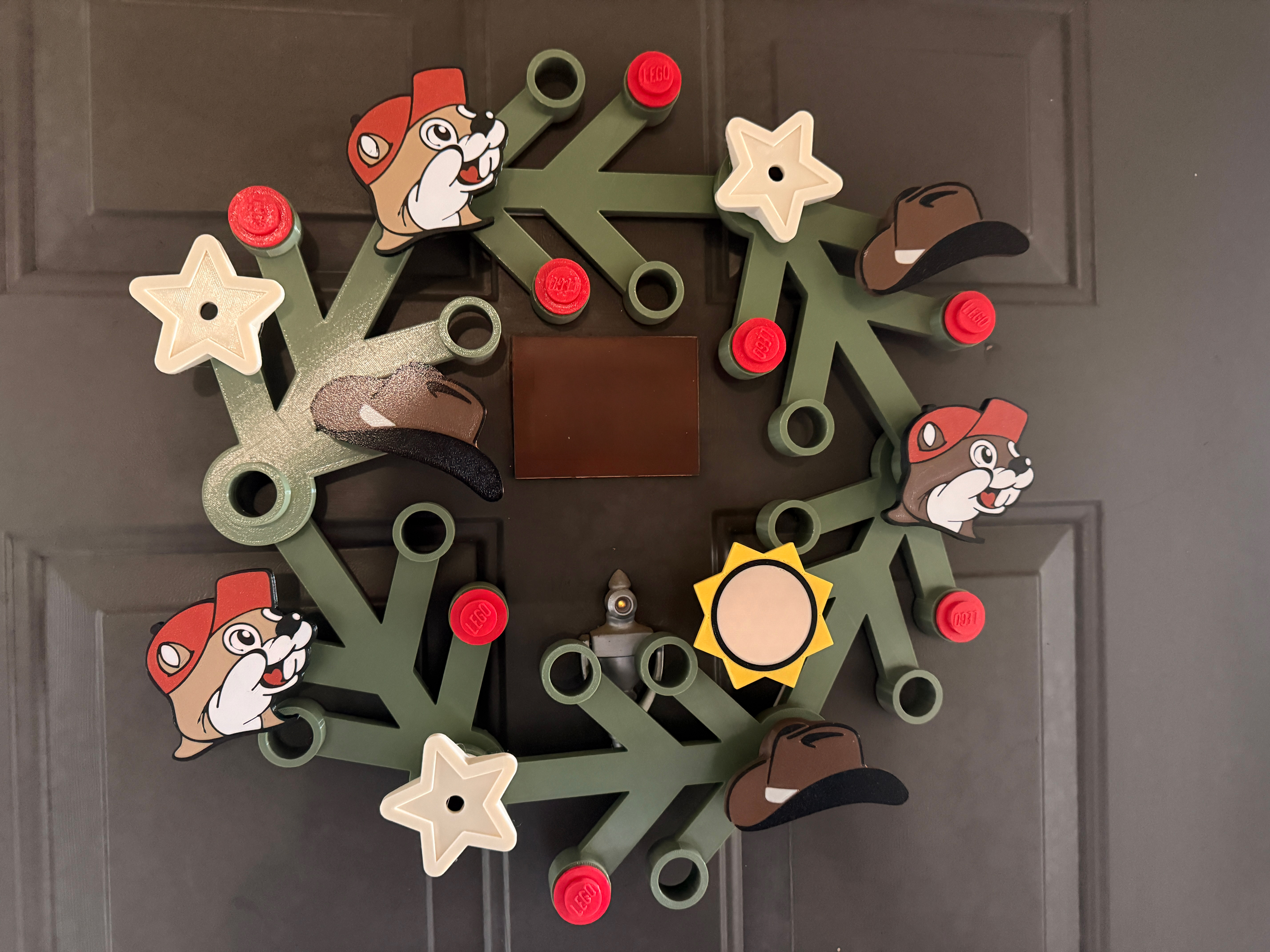 Bucc-ees LEGO Wreath Pieces