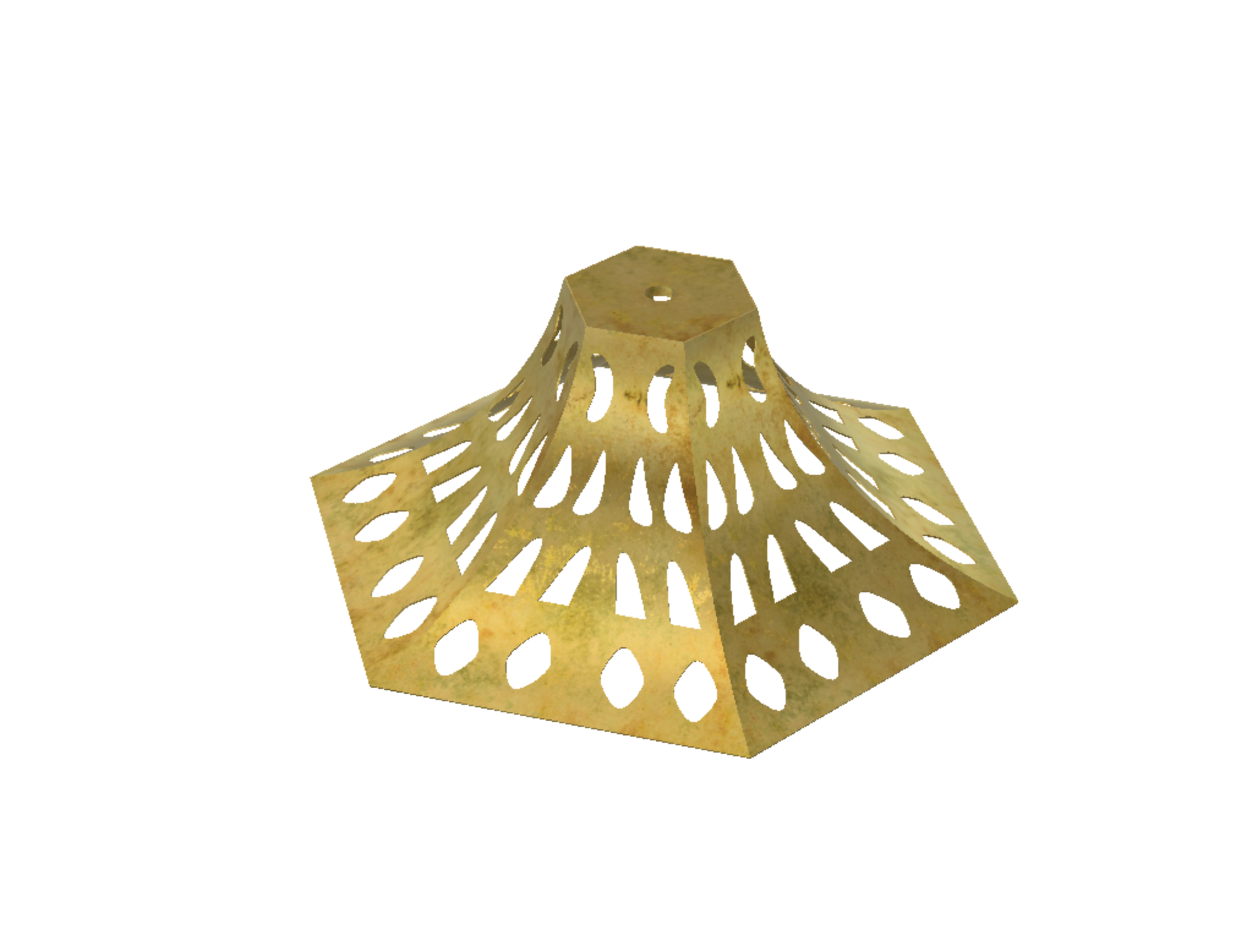 YARQM: Brass Lampshade