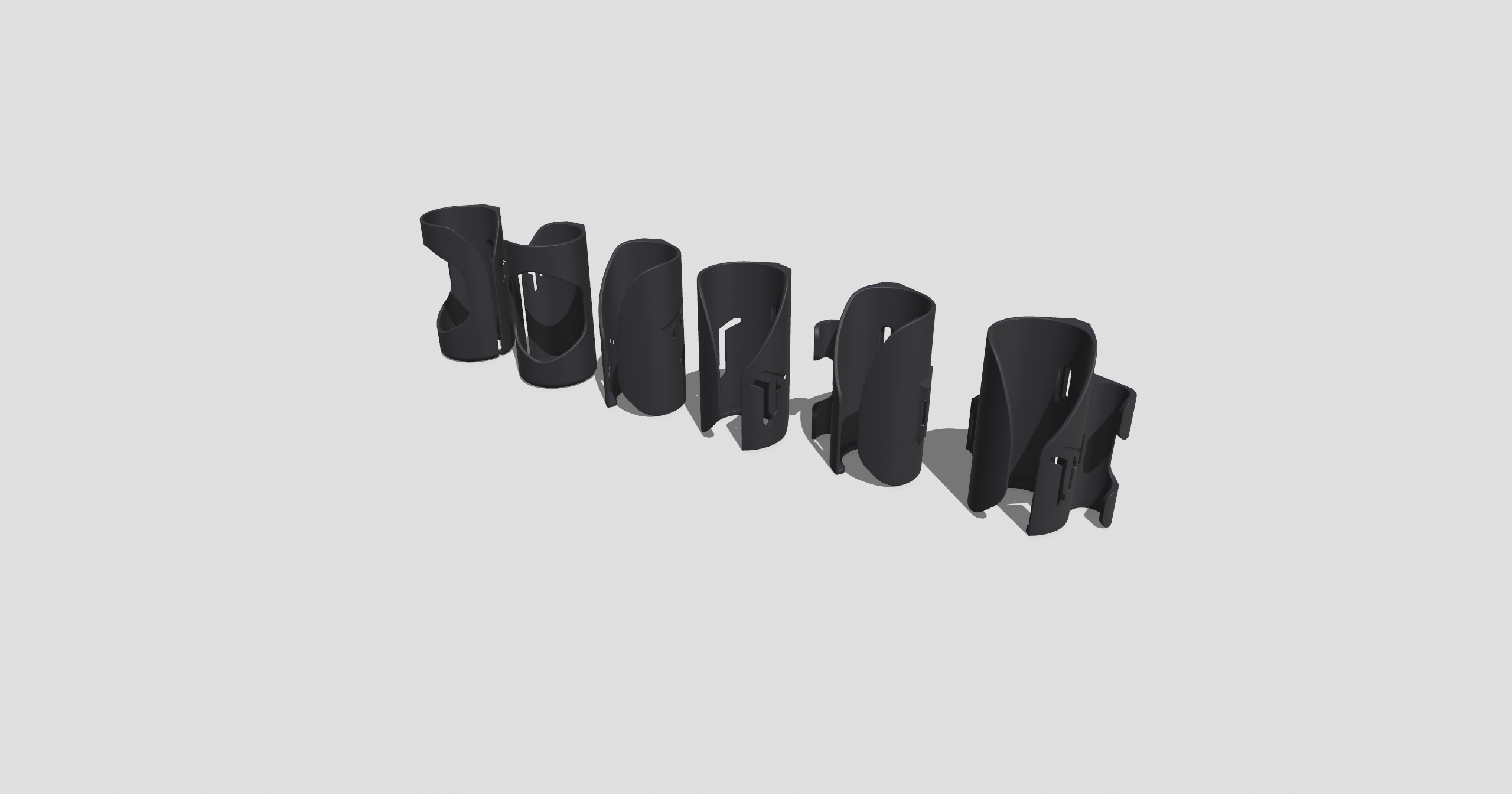 FLAKI — 0.5L Bottle Holder | Left / Center / Right + Pump Mount | Free