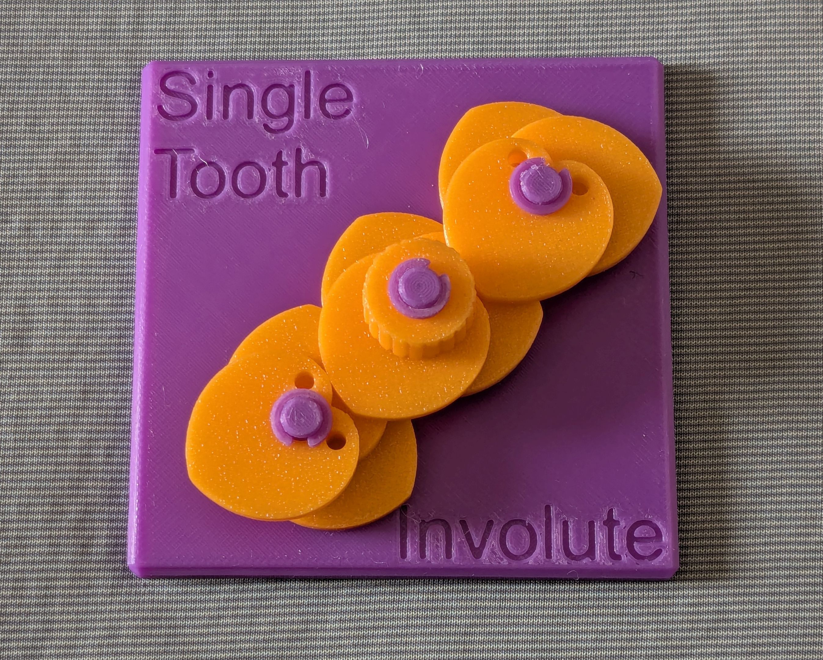 Educational Model of Single Tooth Involute gear