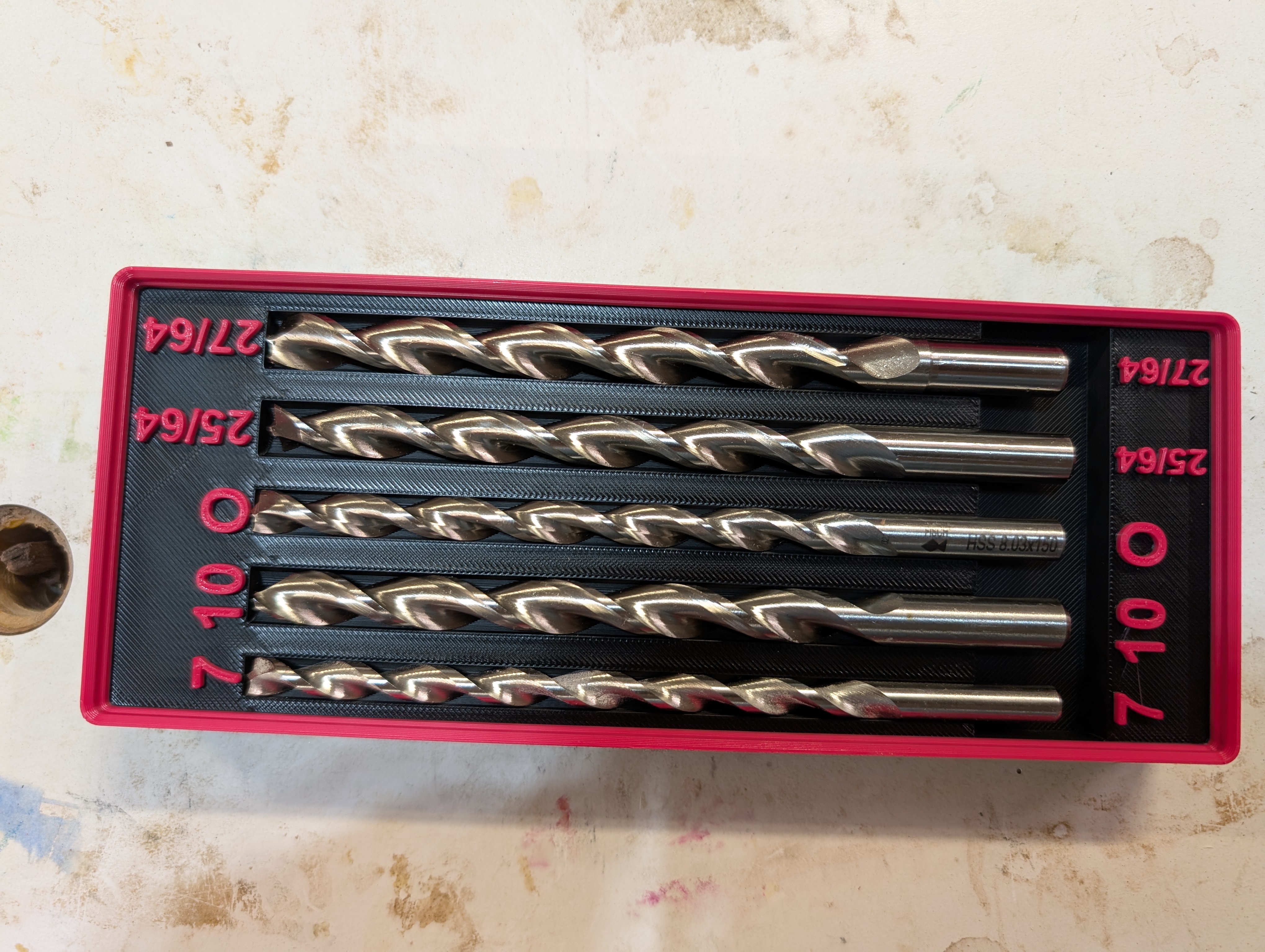 Gridfinity Fisch Pen Makers Drill Bits