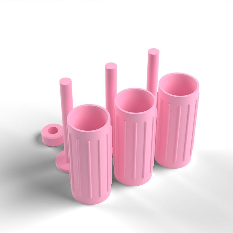 Chalk Holders - Three Push-Up Holders for Jumbo Pavement Chalk, No ...