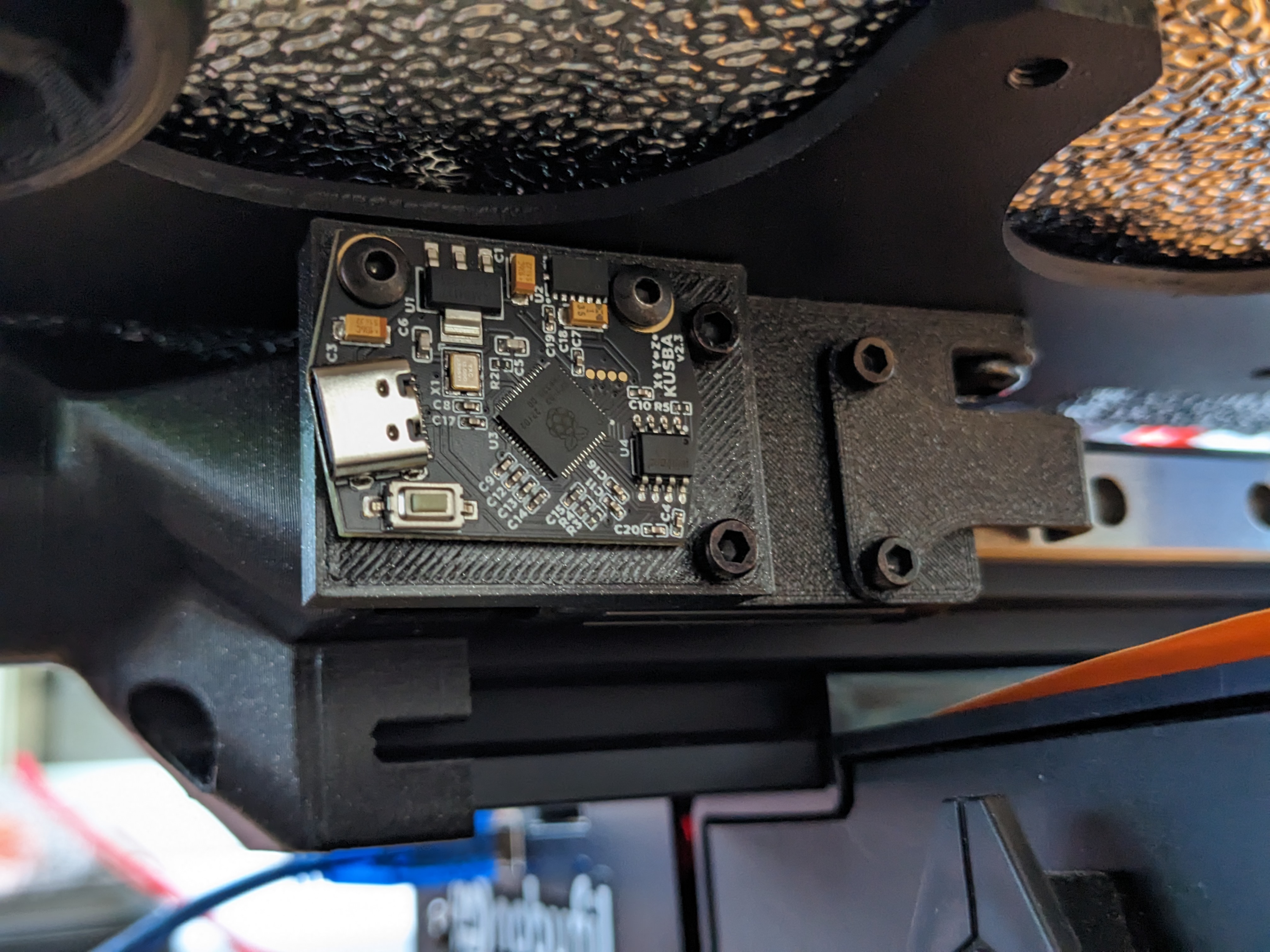 KUSBA Accelerometer Linear Rail Bed Mount
