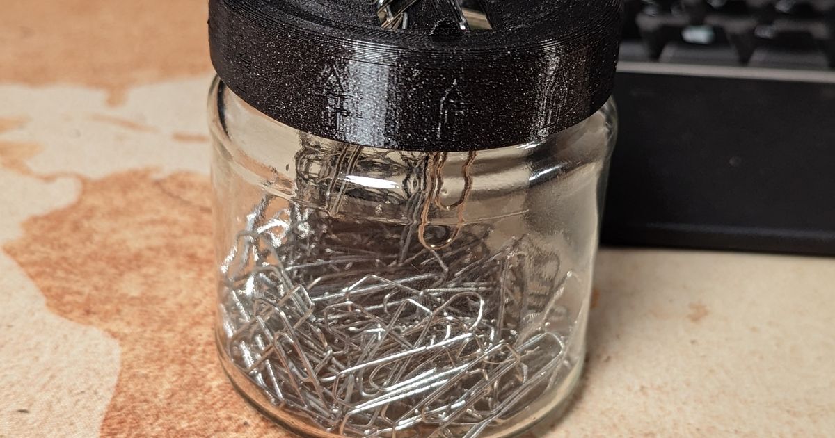 Paper clip jar by eweiler Download free STL model