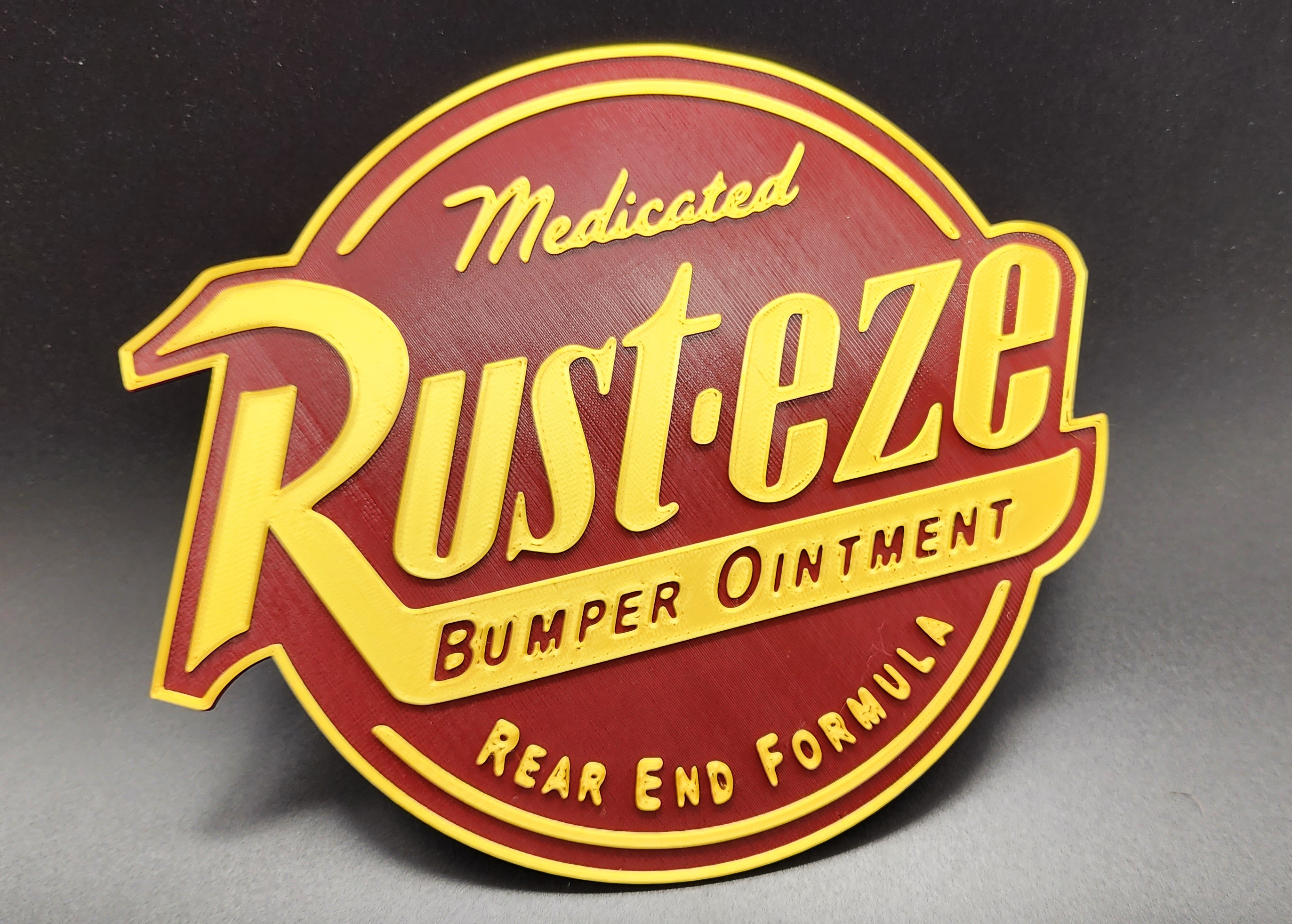 Cars Rust-eze Sign 2 Color