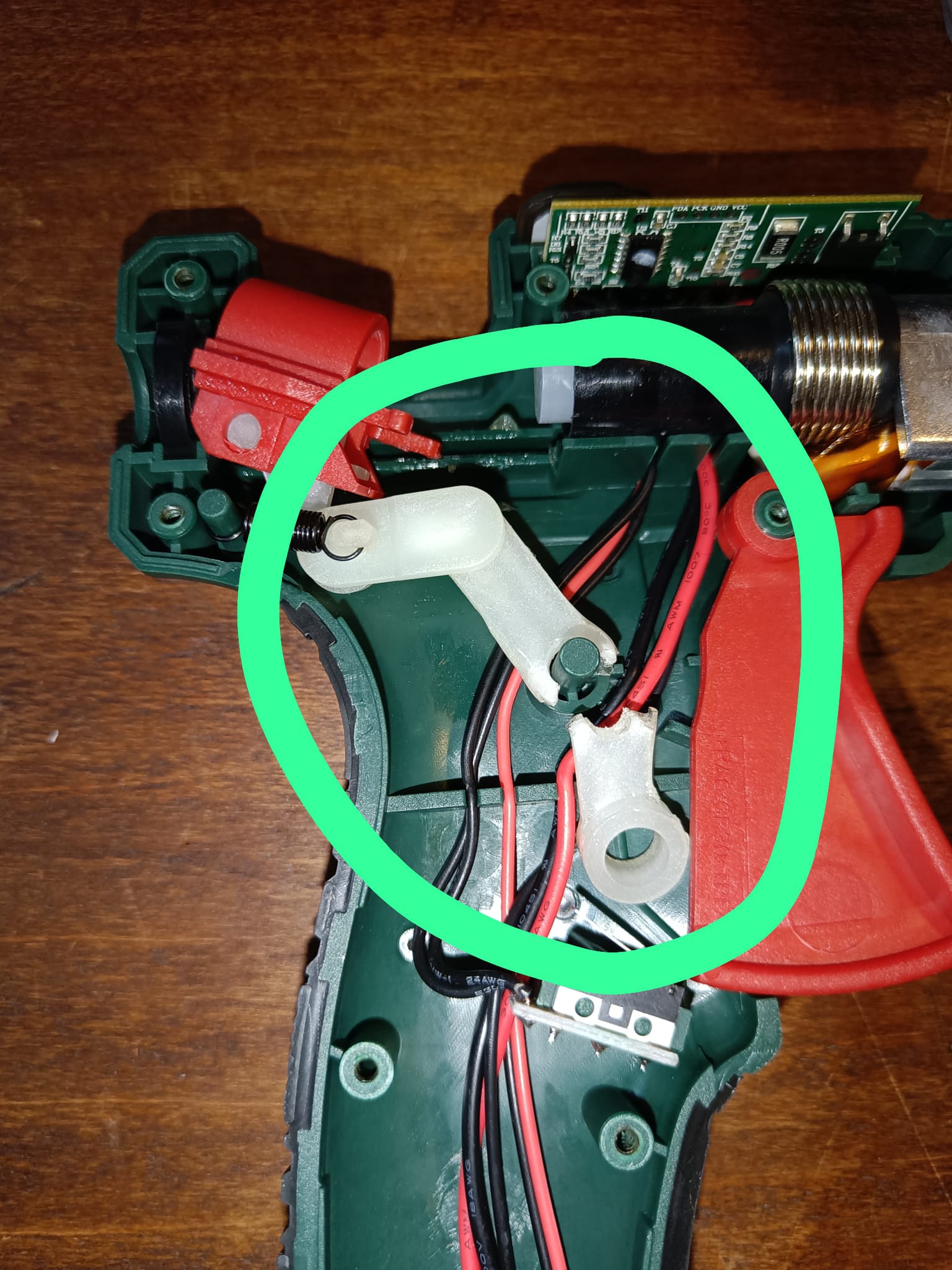 Parkside PHPA 20-Li A1 Hot Glue Gun Trigger Replacement
