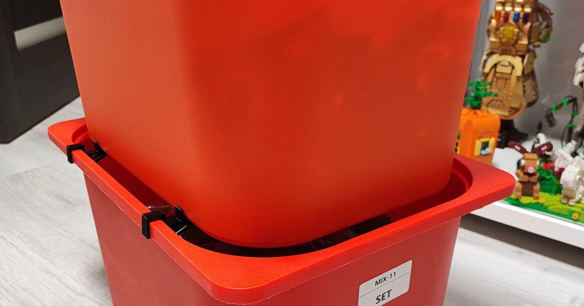 Stacking Clips Adapters for Ikea Trofast by StawiamKlocki.pl Download