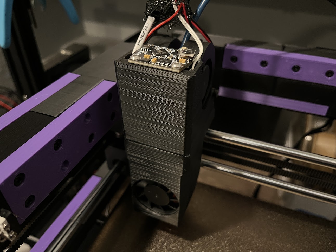The 100 Toolhead Without Supports - KUSBA Accelerometer Mount