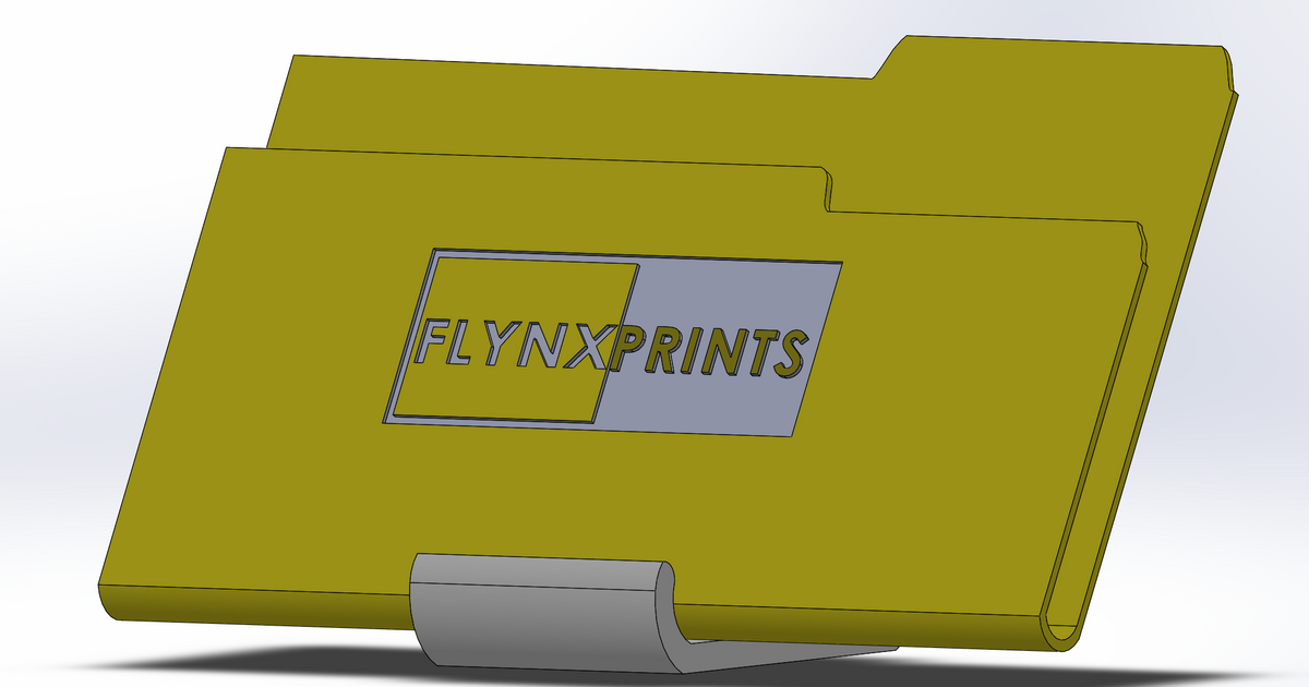 Modern Desktop Paper Organizer by Flynx Prints | Download free STL ...