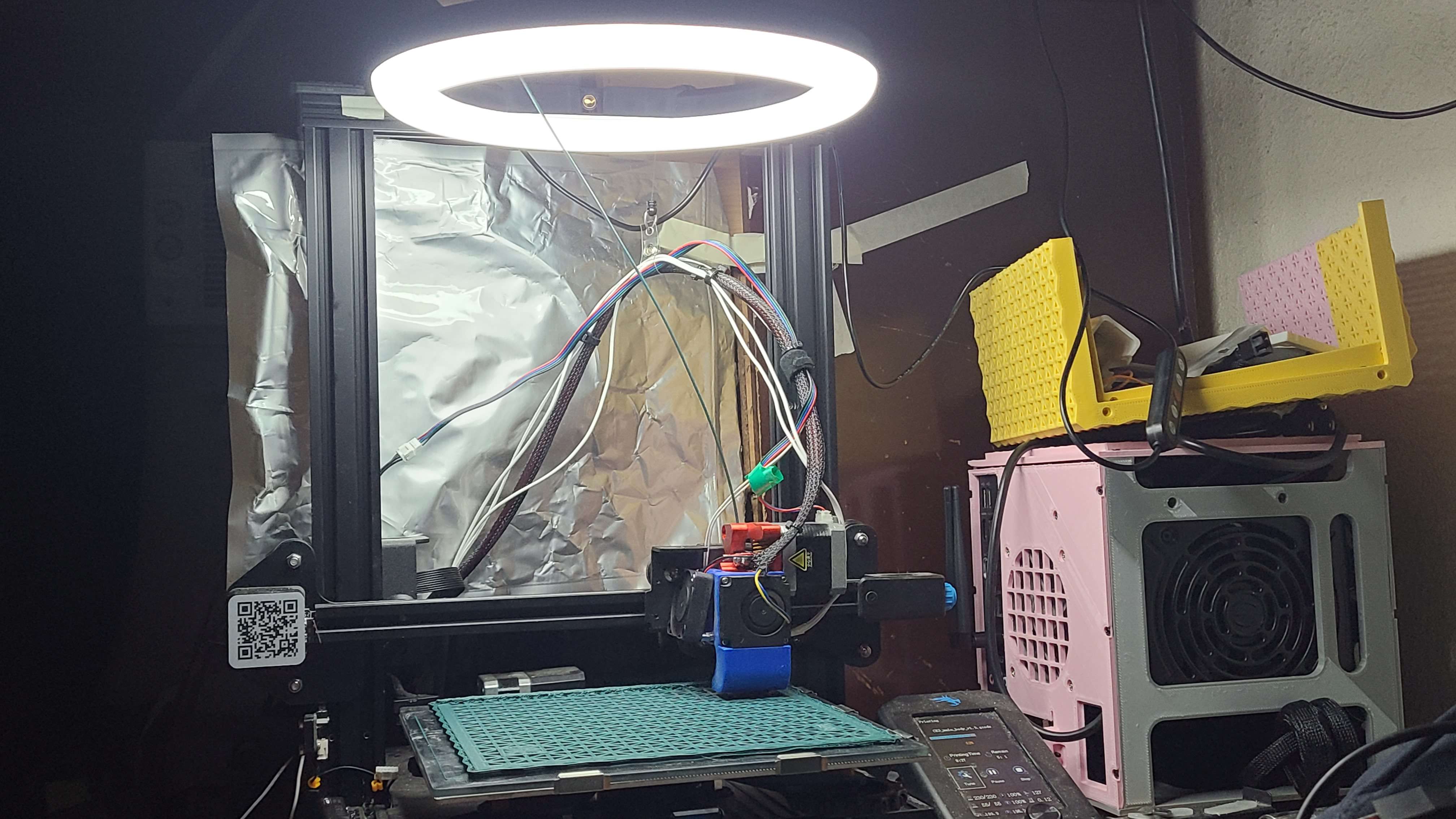 ring light adapter for 2020 extrusion printers
