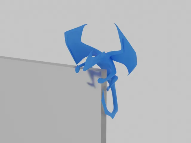 Dragon that hangs on your monitor