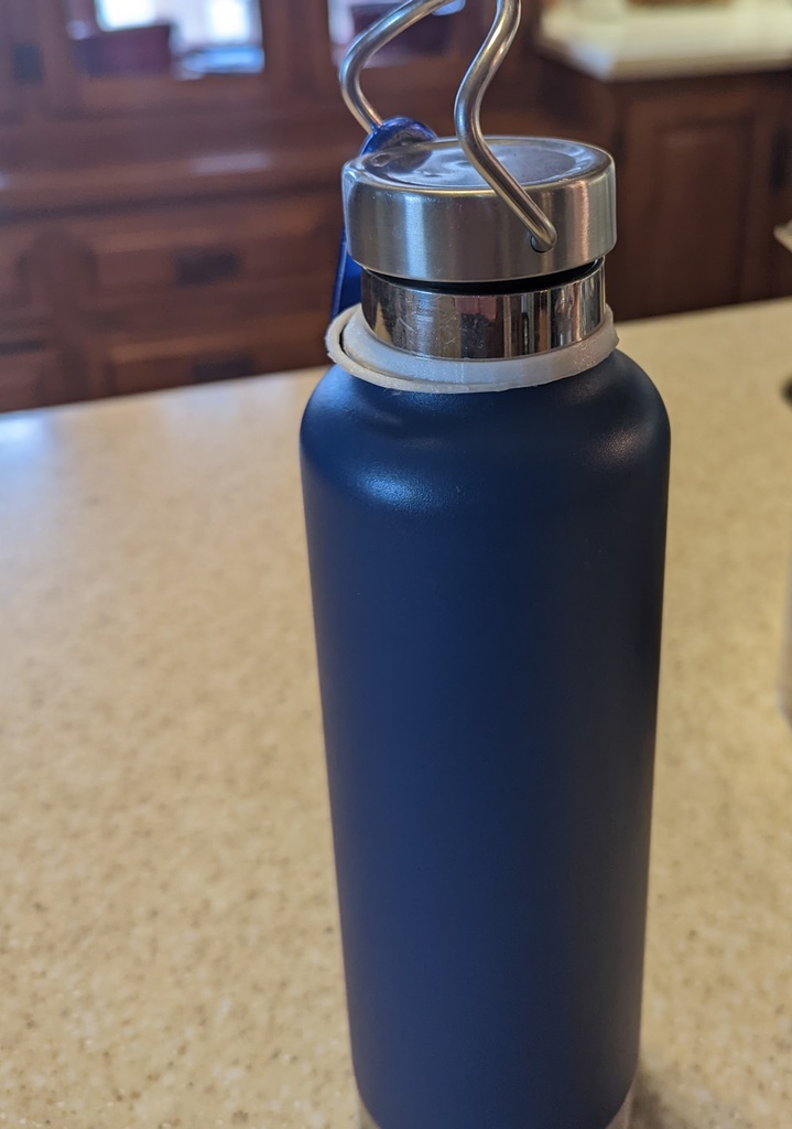 Water Bottle Lid Keeper By Crazybilly 