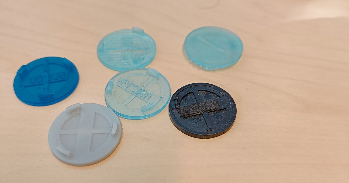 Battery cover for Wahoo TickrX V2 Heart Rate Monitor by Luke Rickert