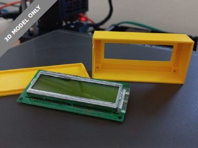 LCD Display module Case by qamar arfeen | Download free STL model ...