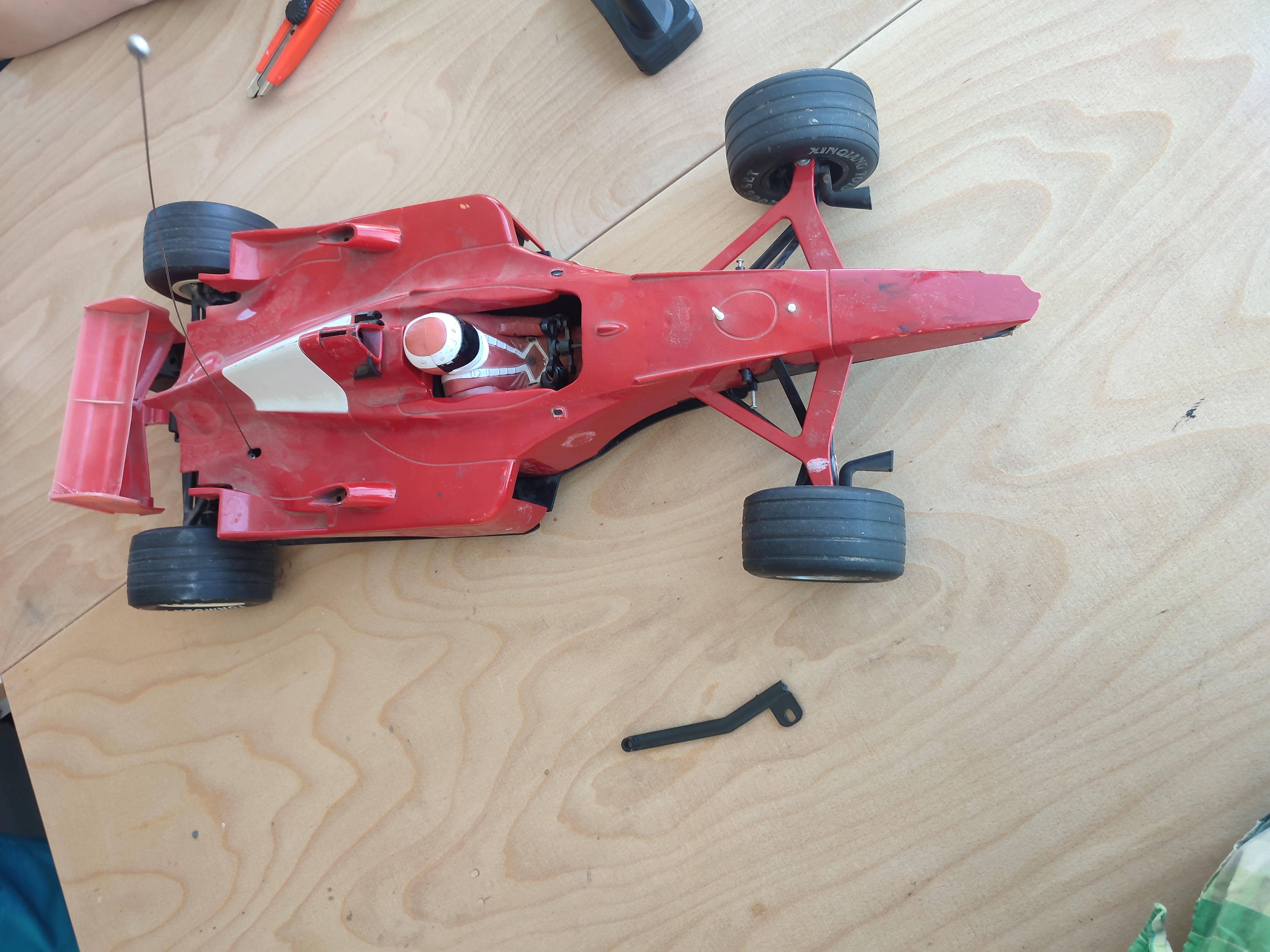 Tvorba náhradního dílu - táhlo řízení RC modelu