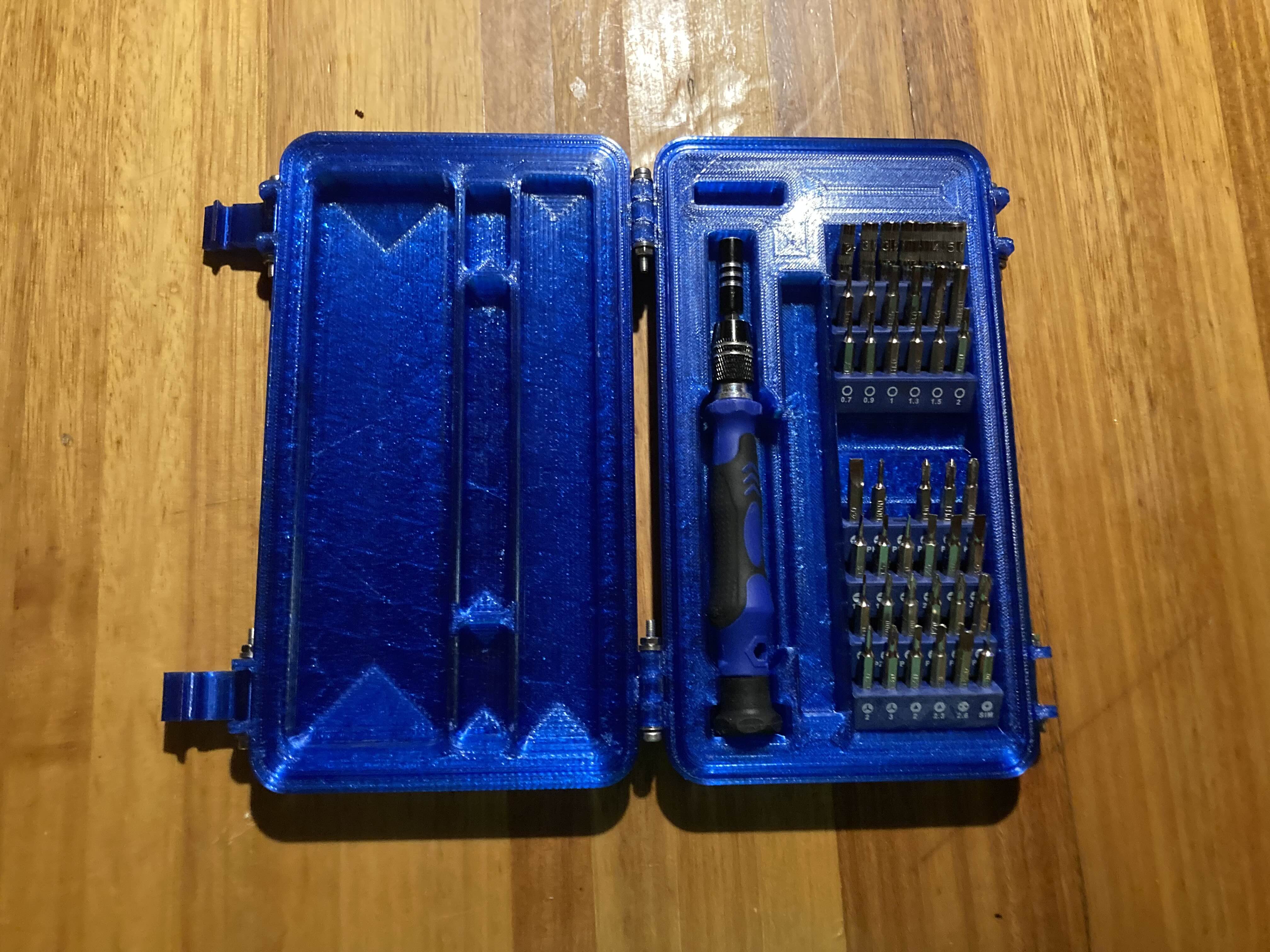 Miniatura 2 do modelo 3D Xool precision bit and driver case