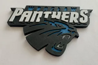 Carolina Panthers Logo by pmeineke, Download free STL model