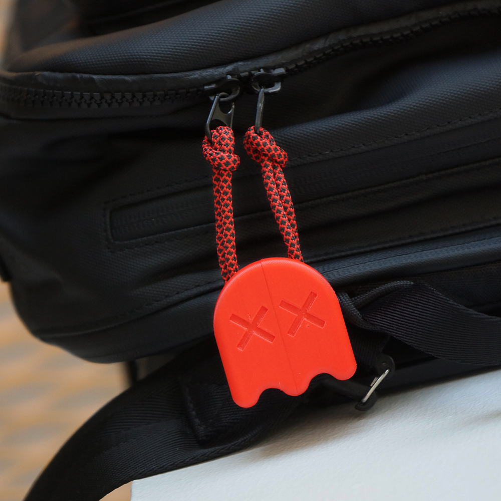 Miniatura 4 do modelo 3D Zipper Pull - Ghost (Pac Man)